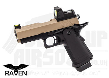 Raven Hi-Capa 3.8 Pro + BDS GBB Airsoft Pistol - Tan