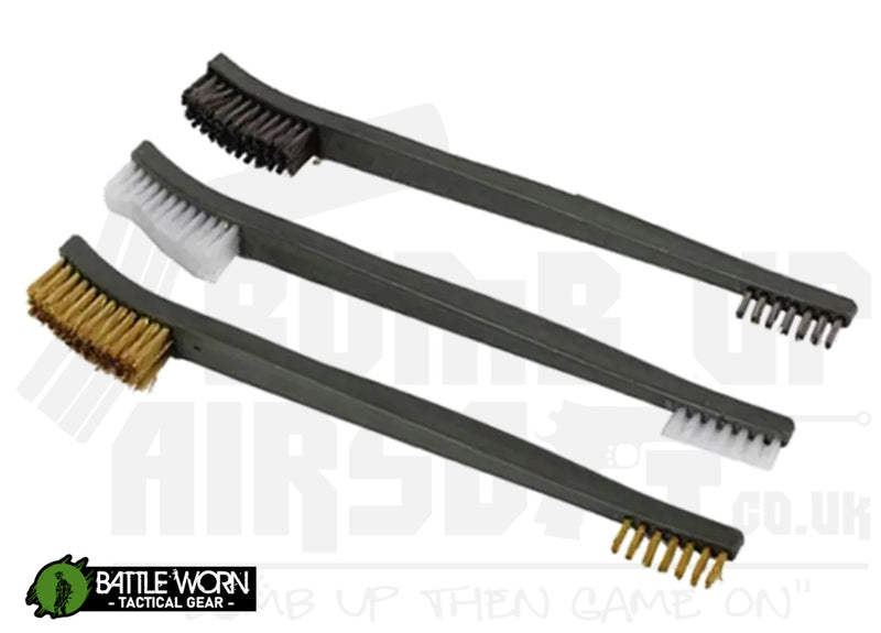 Battleworn Tactical Weapon Cleaning Brush Set