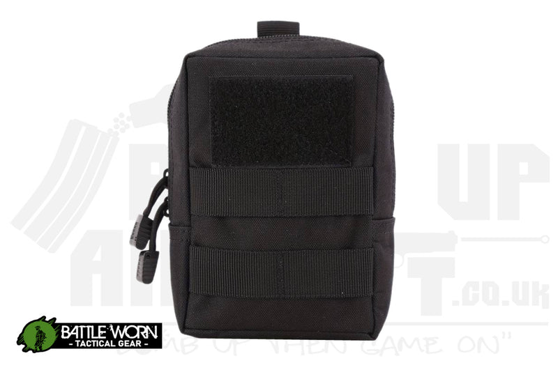Battleworn Tactical Small Utility Pouch - Black