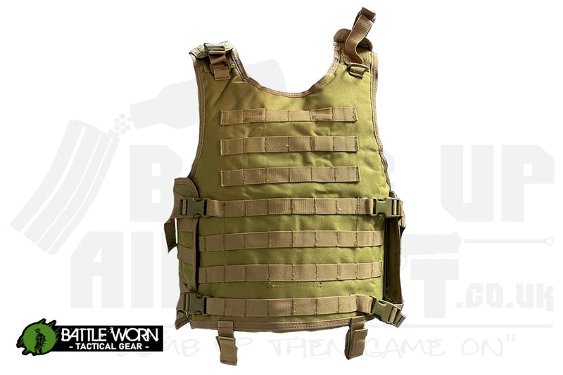 Battleworn Tactical "Infantry" Assault Vest - Tan