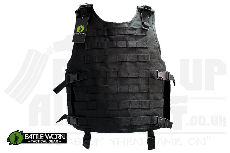 Battleworn Tactical "Infantry" Assault Vest - Black
