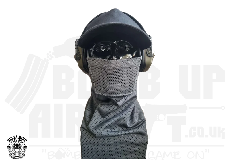 Delta Mike Mk2 Face Protection Snood - Grey