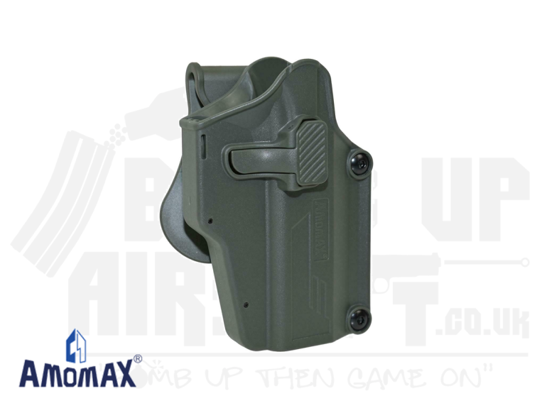 AmoMax Per-Fit Multi Fit Adjustable Holster - OD Green