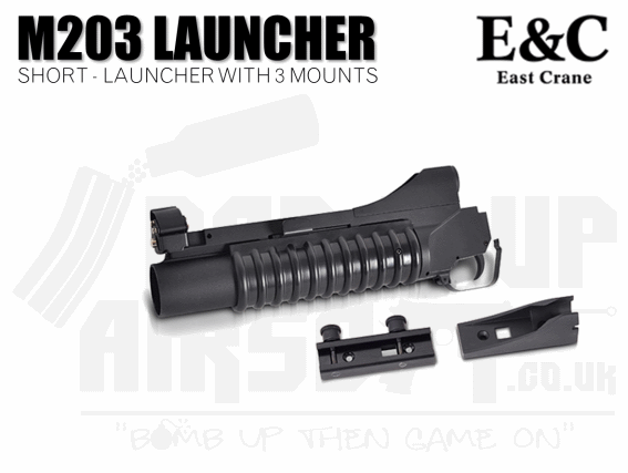 E&C M203 Grenade Launcher With 3 Mounts