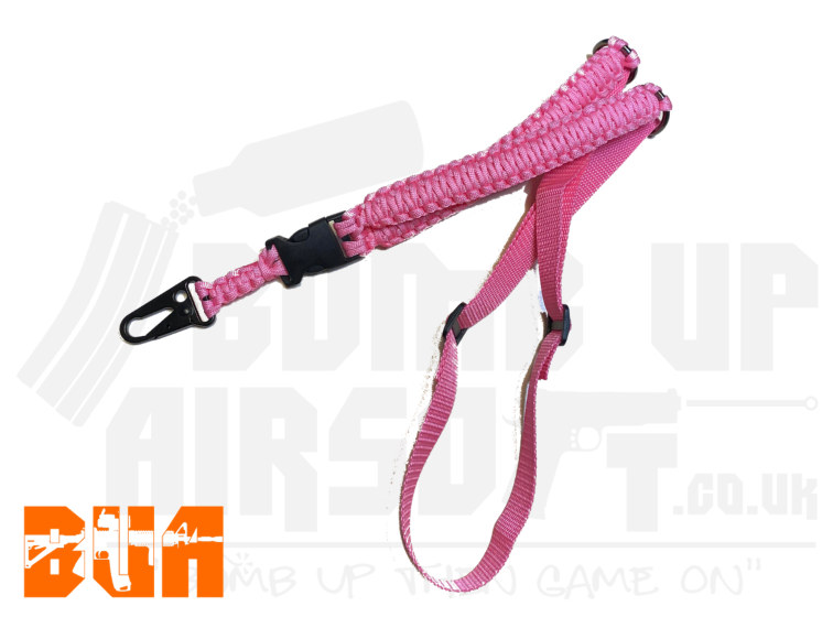 BUA Single Point Paracord Sling - Full Pink