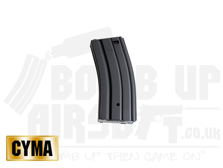 Cyma Metal M4/M16 Mid Capacity Mag - 190 Rounds - Black