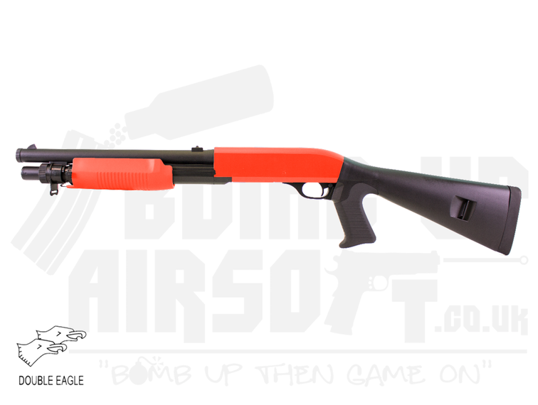 Double Eagle M56A Airsoft Shotgun (Red)