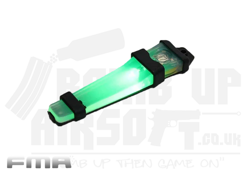 FMA Velcro V light Black – Green light