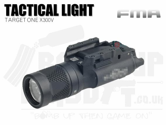 FMA Target One X300V Pistol Torch With Strobe