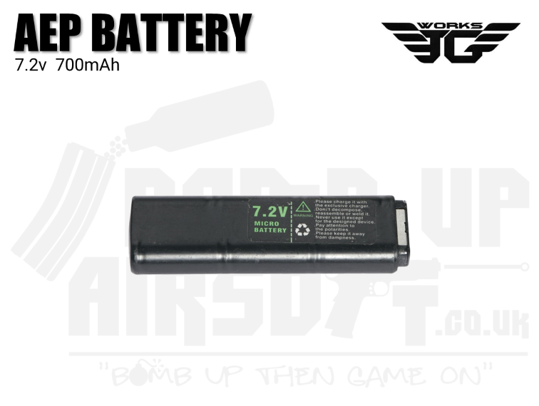 JG Battery for AEP 700mAh 7.2v