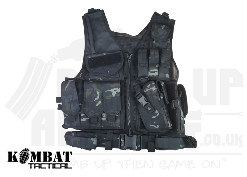 Cross Draw Tactical Vest - BTP Black