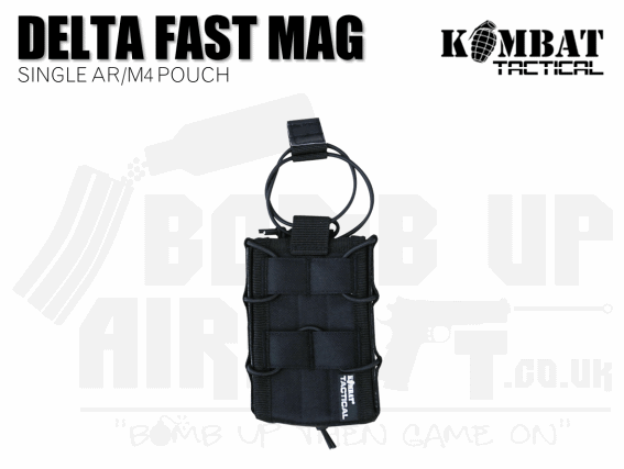 Kombat UK Delta Fast Mag Single Pouch - Black