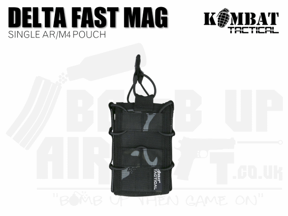 Kombat UK Delta Fast Mag Single Pouch - BTP Black