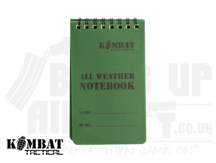 Kombat UK Mini Waterproof Notebook