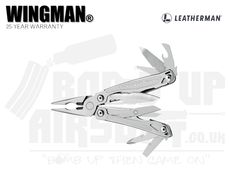 Leatherman WINGMAN® Multi-Tool With Nylon Sheath - Stainless Steel