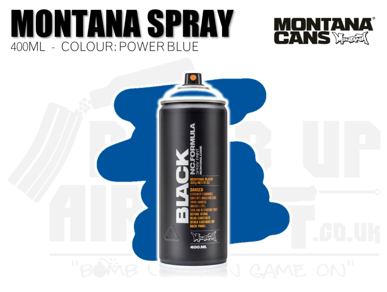 Montana Cans Spray Paint 400ml - POWER BLUE