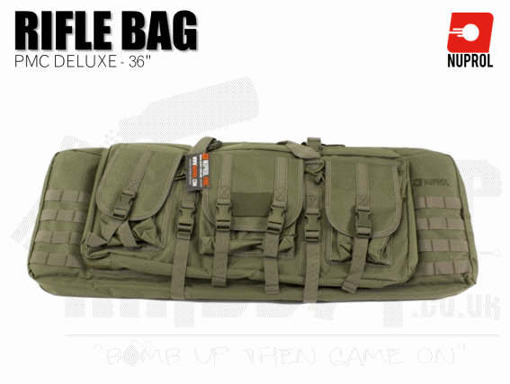 Nuprol PMC Deluxe Soft Rifle Bag - Green 36"