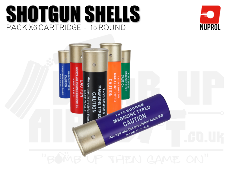 Nuprol Shotgun Shells 15R - Multi Coloured