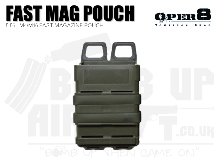 Oper8 Fast Mag 5.56 Magazine Pouch - OD Green