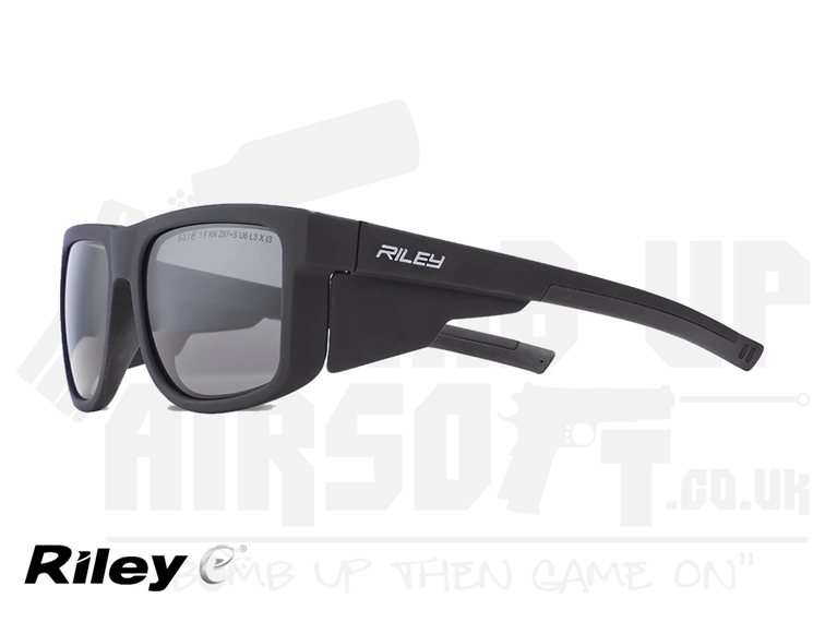 Riley Safety Glasses - Navigator (Dark Grey)