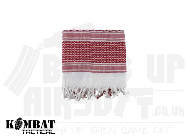 Kombat UK Shemagh - Red and White