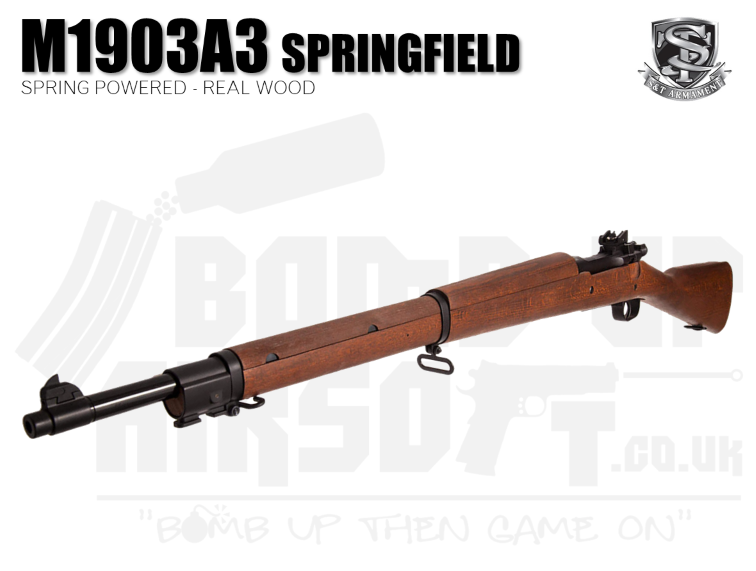 S&T M1903A3 Spring Powered (Real Wood)
