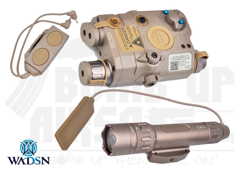 WADSN Laser/Torch/Switch Combination Kit - Dark Earth