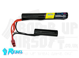 Rebel Battery - 3000mAh Li-Ion 11.1V 10C Nunchuck - Deans
