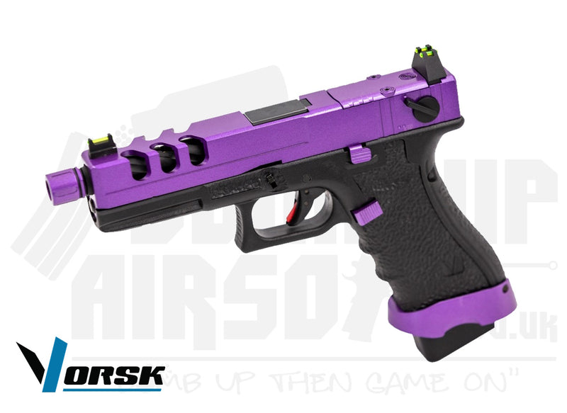 Vorsk EU18 Vented Purple GBB Airsoft Pistol