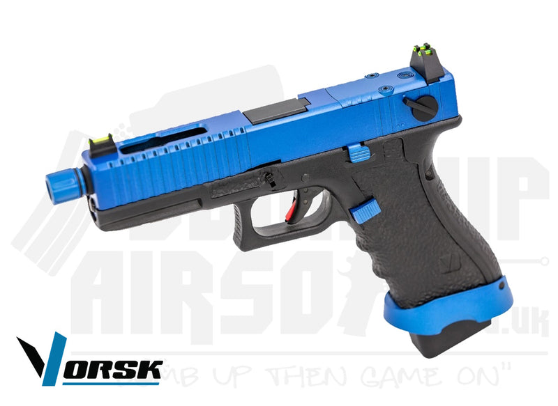 Vorsk EU18 Tactical V-Blue GBB Airsoft Pistol