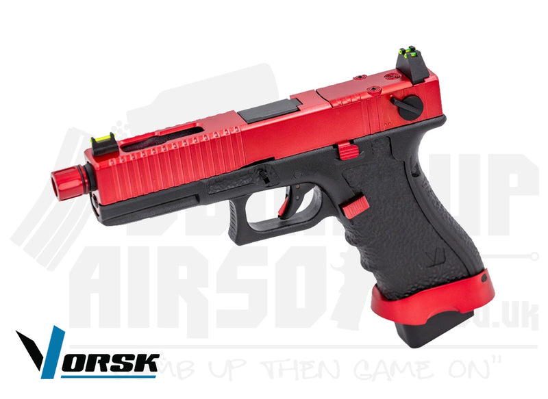 Vorsk EU18 Tactical Red GBB Airsoft Pistol