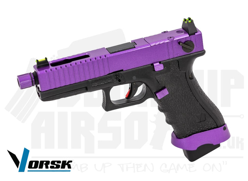 Vorsk EU18 Tactical Purple GBB Airsoft Pistol