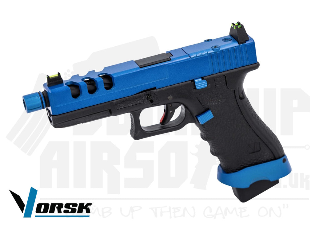 Vorsk EU17 Vented V-Blue GBB Airsoft Pistol – Bomb Up Airsoft