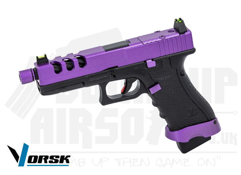 Vorsk EU17 Vented Purple GBB Airsoft Pistol