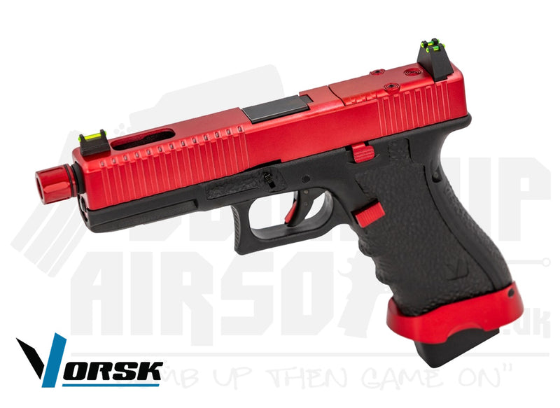Vorsk EU17 Tactical GBB Airsoft Pistol - Red