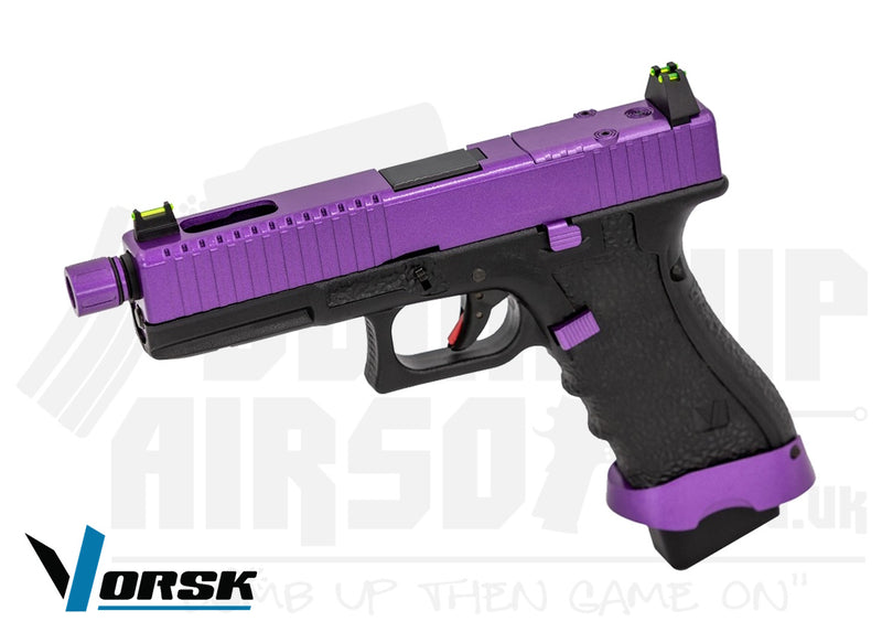 Vorsk EU17 Tactical GBB Airsoft Pistol - Purple