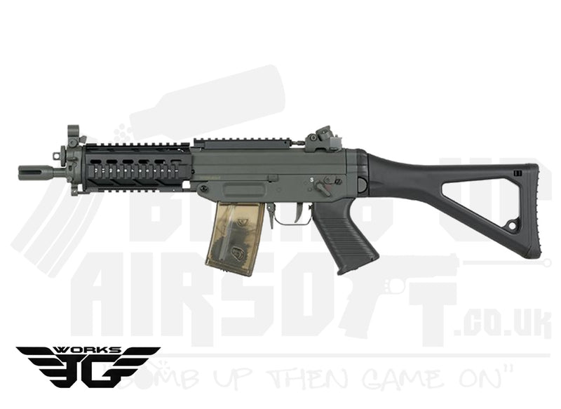 JG SIG 552 Tactical (555) AEG Airsoft Rifle - Black