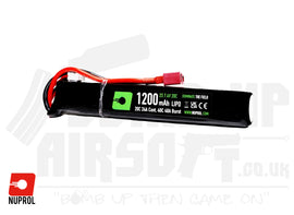 Nuprol NP Power LiPo Battery 1200mah 7.4v 20c Stick (8128) - Deans