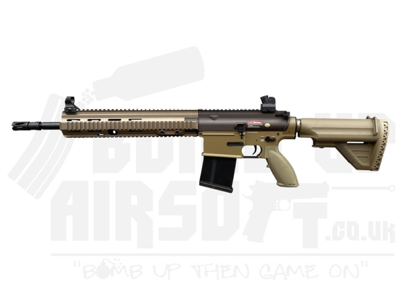 Golden Eagle 417 AEG Rifle with Mosfet (Full Metal - E6901MT - Tan)
