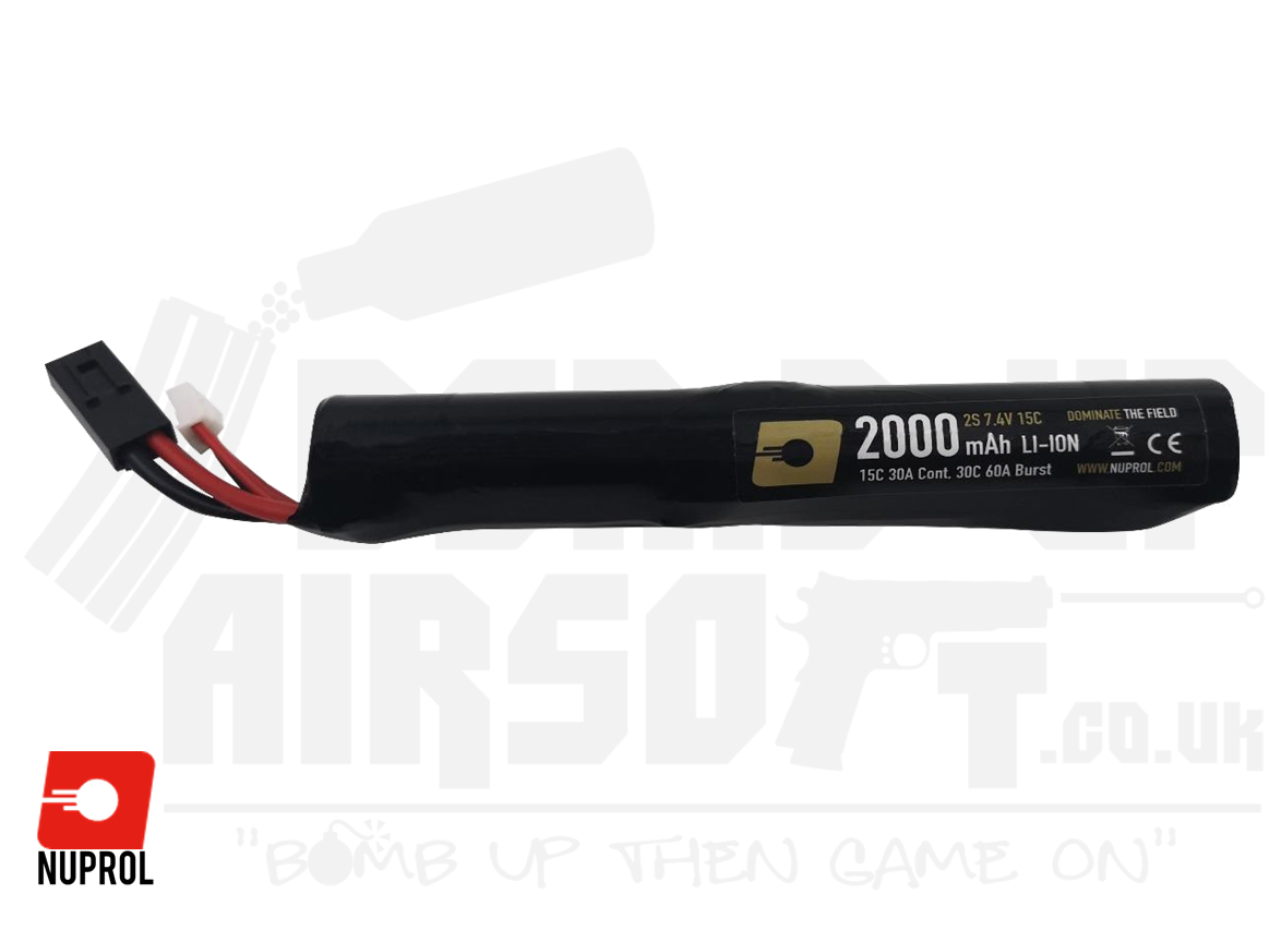 Nuprol NP Power 2000mAh Li-ion 7.4v 15c Stick Battery (Tamiya)