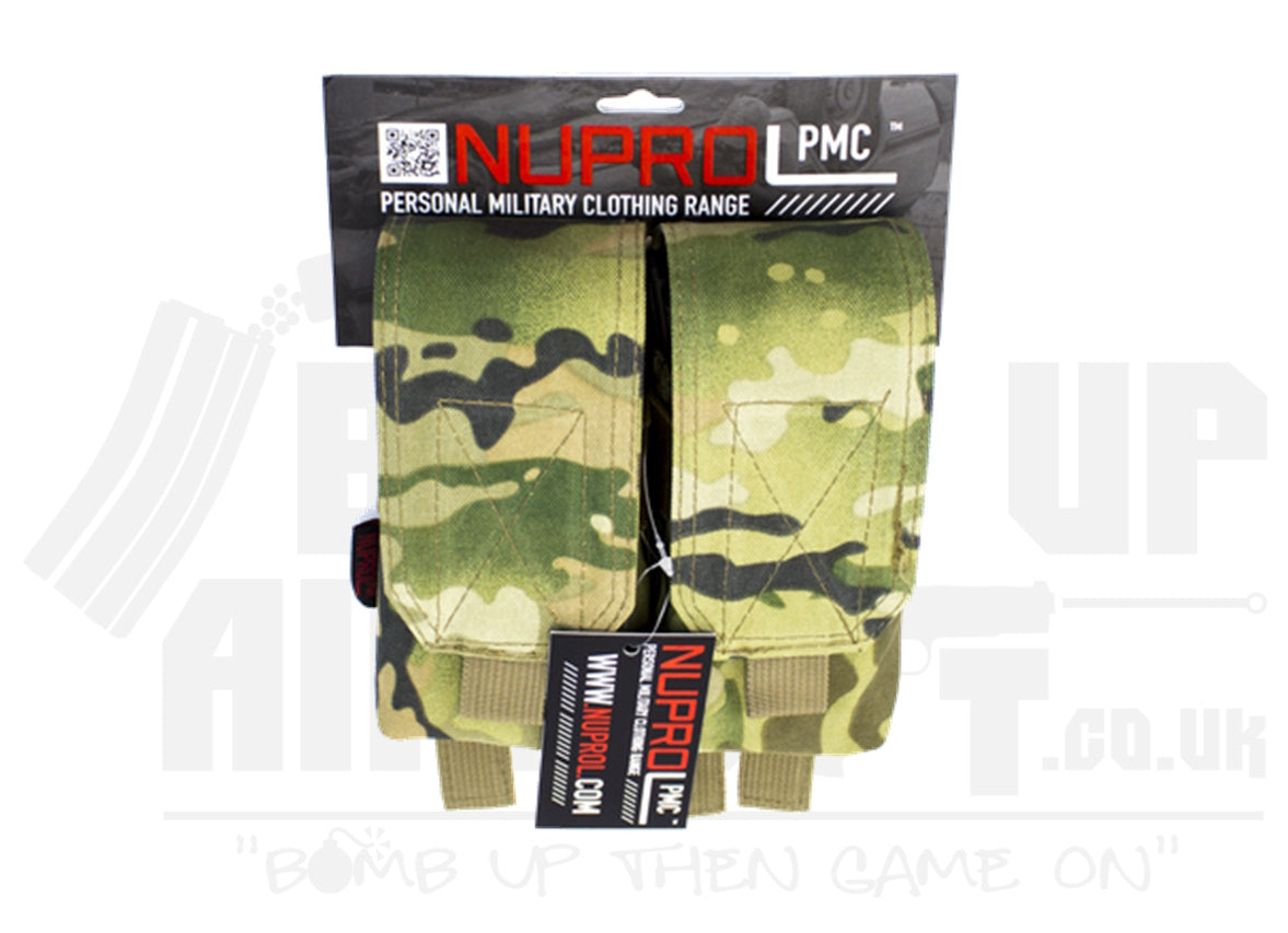 NP PMC M4 Double Flap Lid Mag Pouch - NP Camo