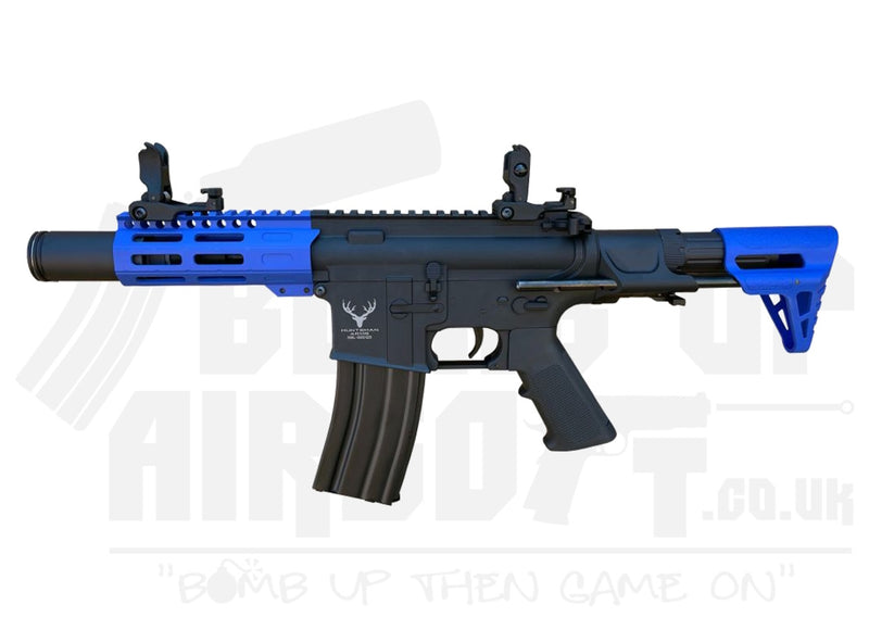 Huntsman Tactical M4 PDW M-Lok AEG (Polymer Body with Mosfet - HMT17-212752-BLUE)