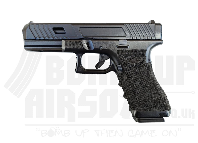 Huntsman Tactical H17 TT Custom GBB Pistol (Metal Slide - with Case - Black)