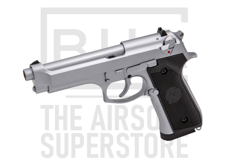 Raven R92F GBB Airsoft Pistol - Silver