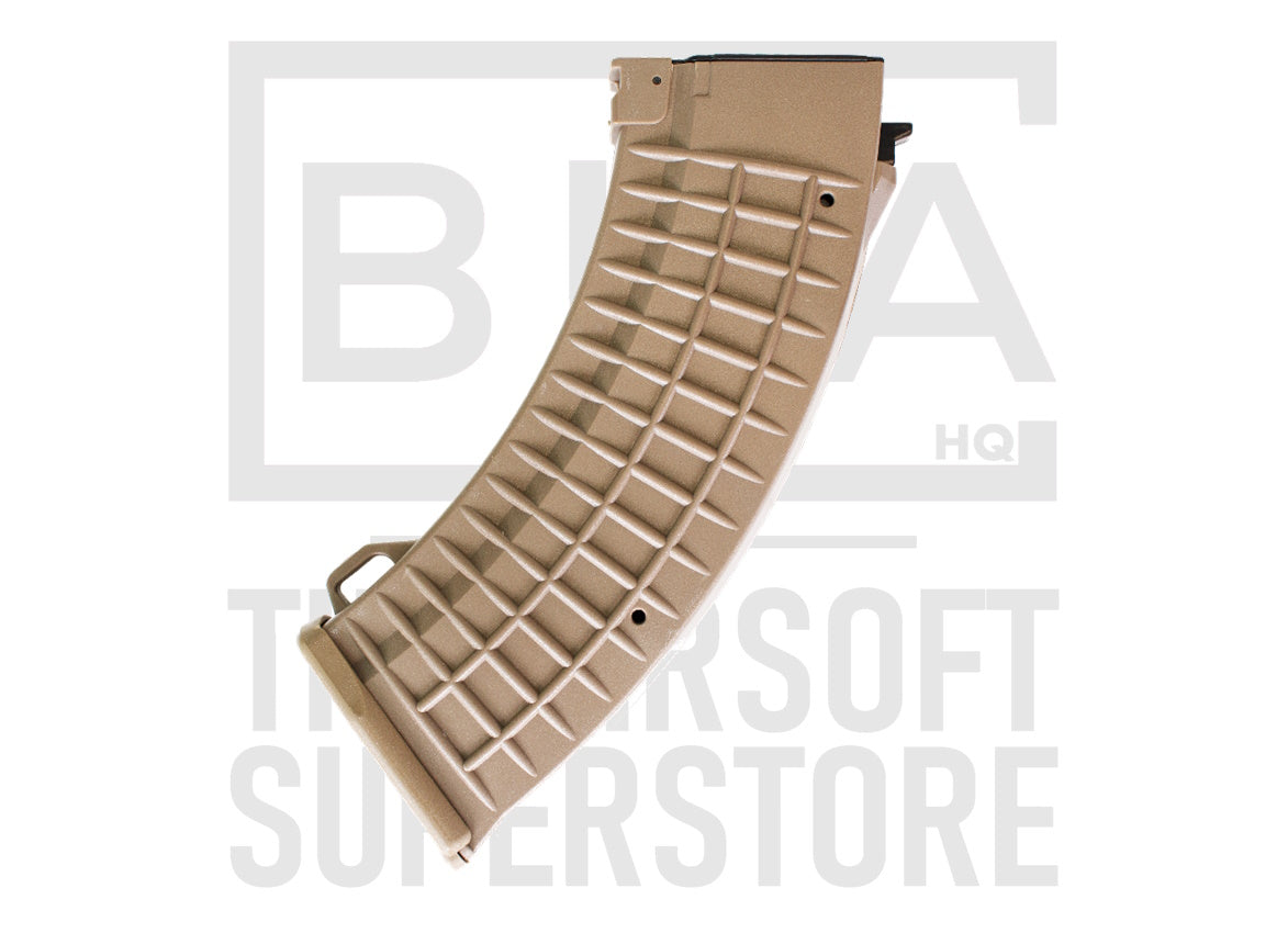 Nuprol AK Waffle Hi-Cap Mag 110 Rounds - Tan