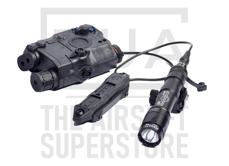 WADSN M600c Scout Light & LA-PEQ15 & Tactical Augmented Pressure Switch - Black