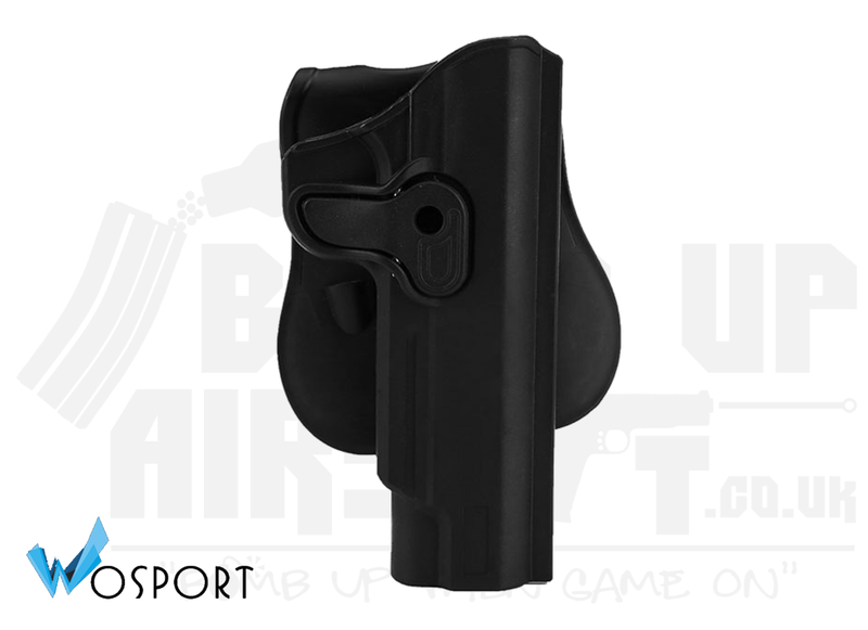 WoSport 1911 Series Quick Release Holster - Right Handed - Black