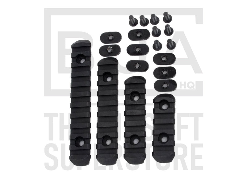 MP MOE Polymer Rail Sections - Black