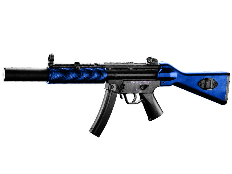 JG Swat Submachine AEG SD5 Rifle Blue (Inc. Battery and Charger - 068)