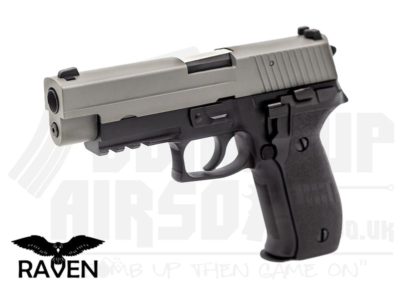 Raven R226 GBB Airsoft Pistol - Grey/Black